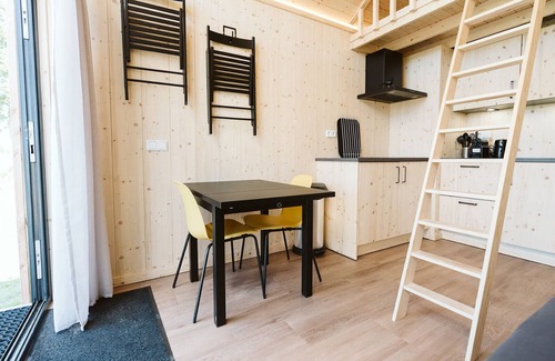 Ouddorp Ski Chalet | Tiny house where your dog is welcome as well!