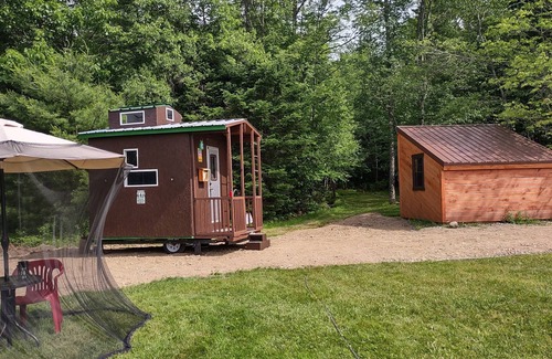 Lincoln Cabin | Tiny Tiny Caboose Cabin Replica