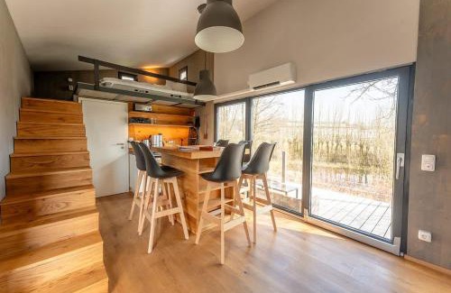 Buhlau House | TinyHousebeiDresden unser größtes winziges Häuschen für bis zu 7 Personen, Kaminofen, große Terrasse - Nähe Sächsische Schweiz - Von Juni - September Mindestmietzeit 1 Woche Sa-Sa