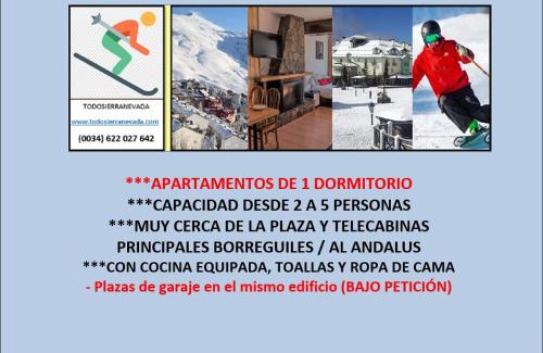 Pradollano Apartment | TODOSIERRANEVADA ZONA BAJA - EDIFICIO ALHAMBRA - Junto a los Telecabinas
