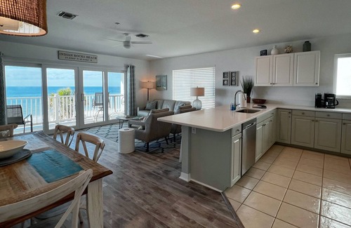 Indian Rocks Beach Condo | Top Floor, End Unit Views of Indian Rocks & Walkable to the Best Eats of IRB!