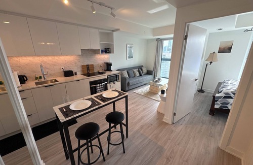 Downtown Toronto Condo | Toronto Luxury Condo | Dundas Square Views From Above