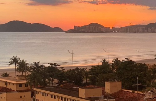 Loteamento Joao Batista Juliao Apartment | TOTAL VIEW OF GUARUJA! GOURMET BALCONY! AMPLE LEISURE 80 MTS FROM THE BEACH.