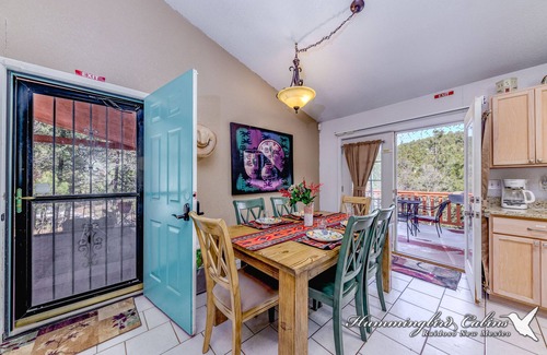 Ruidoso Cabin | Touch of Santa Fe: Have you ever wanted to be in two places at once? With hot tub.