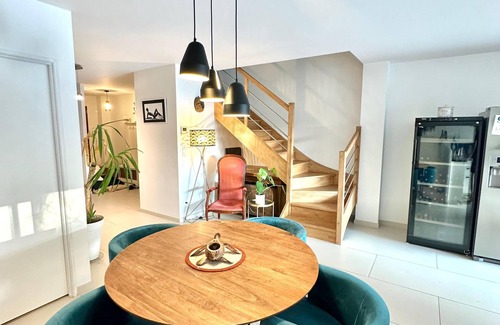Libourne Villa | Tout Confort 4 Chambresjacuzzibarbecuejardin