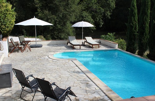 Valprionde Apartment | Traditional 1 bed French gite, with private pool, 3 acres of garden. Aircon.