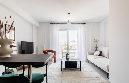 Neos Kosmos Apartment | Tranquil 2BR Apartment with Acropolis view by UPSTREET
