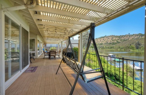 Lake San Marcos House | Tranquil 3-bedroom Lakefront Retreat with Private Dock in Lake San Marcos