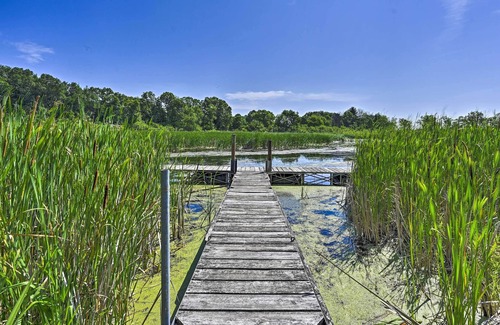 Montello Apartment | Tranquil Cabin w/ Fire Pit - Fisherman's Paradise!