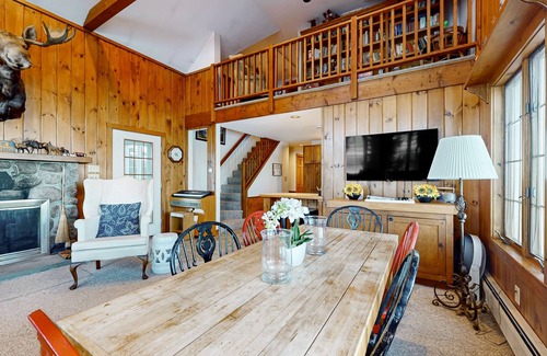South Casco House | Tranquil Lakefront Retreat with large outdoor patio, beach and Stunning Views