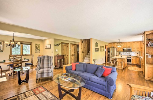 Baldwin House | Tranquil Riverside Home w/Wraparound Deck & Views