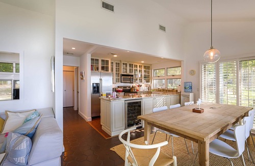 Hay Beach House | Tranquil, Beachfront Getaway with Dock, Fabulous Sunset Views!