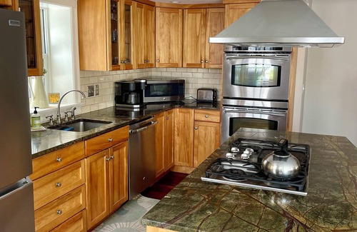 Marblehead House | Tranquil Waterfront Home on Marblehead First Harbor, Deck-Garden-History-Shops