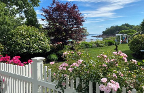 Marblehead House | Tranquil Waterfront Home on Marblehead First Harbor, Deck-Garden-History-Shops