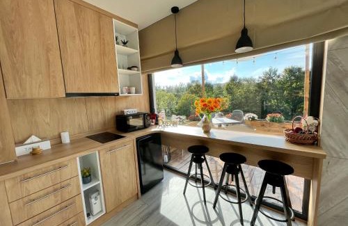 Novaci Villa | Transalpina Tiny House - outdoor jacuzzi