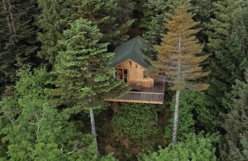 Prats-de-Mollo-la-Preste House | Treehouse 'Cabane Au Milieu De La Foret' with Balcony