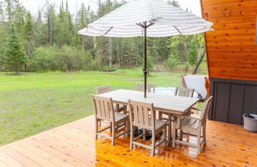Indian River House | TreeTops Ayframe, Supersized AFrame on the River with Hot Tub