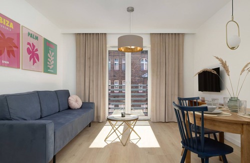Nikiszowiec Apartment | Trendy & Modern Apartment with Parking | near the historic Mining Settlement Niszkowiec