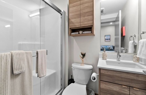 Vernon Apartment | Trendy Studio, Mountain Views, Close to Ski Hill!