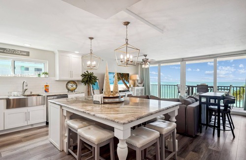 Madeira Beach Condo | Trillium 3A Amazing and luxurious updates, beach front with breathtaking views!