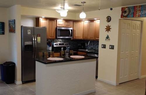Port Canaveral House | Tropical Oasis 2/2 Walk to Beach w/Private Yard