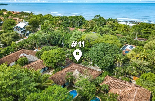 Playa Langosta Villa | Tropical Retreat - Private Pool, Steps To Beach 2 Bedroom Villa by RedAwning
