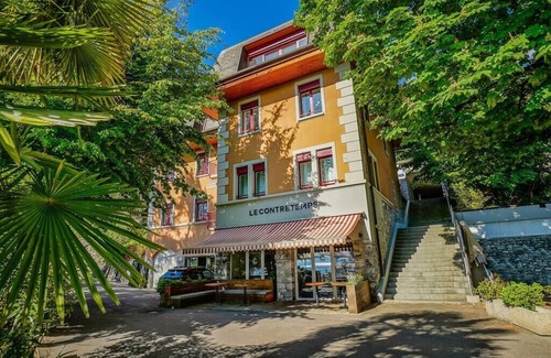 Montreux Apartment | Tropical studio with a balcony - Lake View