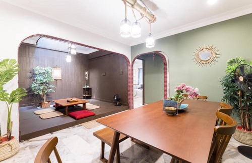 Taman Mutiara House | Tropical-Zen Retreat。12 pax。MRT。东南亚日式休闲风。12人