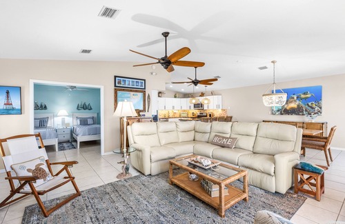 Key Colony Beach House | Tropicaribbean Retreat - Waterfront Ocean-side, Pool Club, XL Tiki hut, Kayaks