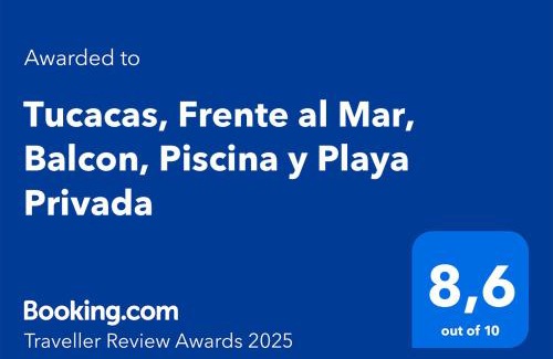 Tucacas Apartment | Tucacas, Frente al Mar, Balcon, Piscina y Playa Privada