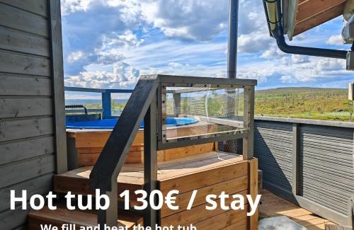 Utsjoki Apartment | Tunturikelo - beautiful log cottage in the Fells