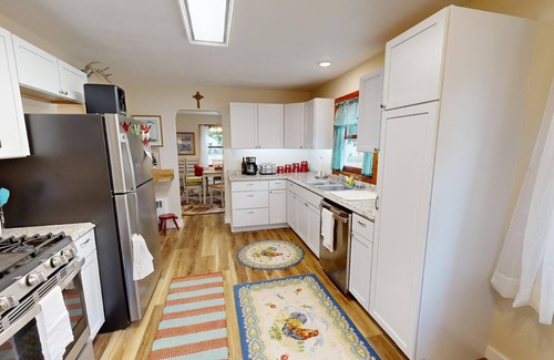 Clara City House | Turquoise Squirrel 27 : Lodge - walking distance to all amenities.