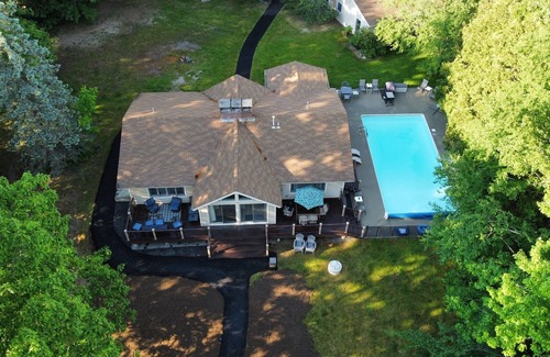 South Casco House | Turtle Cove Sebago Lake Private Waterfront & Pool