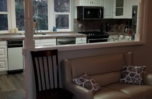 Big Bear City House | TWO BIG FAMILY AREAS means more for everyone! 7 parking spaces as well