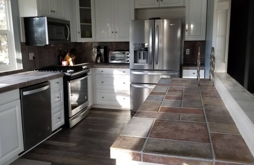 Big Bear City House | TWO BIG FAMILY AREAS means more for everyone! 7 parking spaces as well