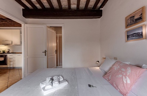 Civitella Paganico Apartment | Two-room apartment with Veranda and one bedroom near Montalcino