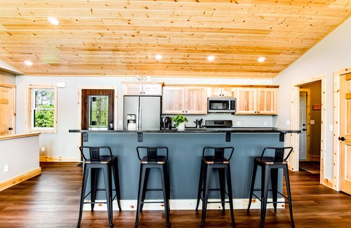 New Lisbon House | Two-story waterfront retreat with kayaks, central AC, deck, & washer/dryer