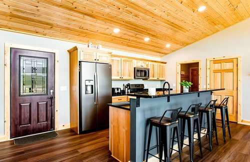 New Lisbon House | Two-story waterfront retreat with kayaks, central AC, deck, & washer/dryer