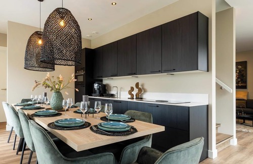 Wekerom House | Two villas, two pools – luxury spa escape for 24 guests, wheelchair accessible.