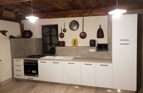 Bagni di Vinadio Cabin | Typical renovated alpine hut.