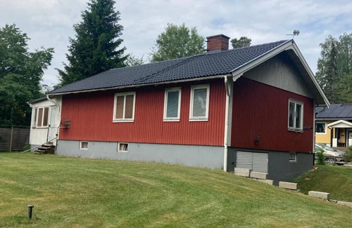 Korsberga House | Typical Swedish style, red wooden house in Småland