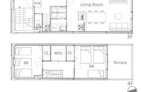 Uchi Machi Apartment | uchimachi301 しげの里リノベーション94平方メートルJR高松駅14分ことでん片原町駅3分メゾネットペントハウス