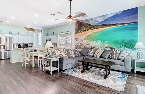 Four Corners House | Under The Sea Vacation Pool/Spa Home W/AC Game Room & Near Theme Parks