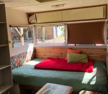 Les Cresnays Other | Unique 70s caravan, calm and relaxed