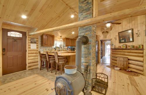 Freedom House | Unique Maine Log Cabin with Trout Ponds and Sauna!