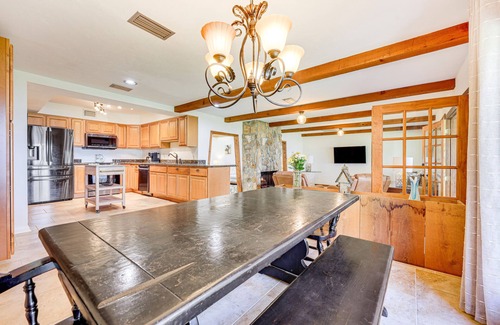 Melrose House | Unique Melrose Home w/Private Dock & Lake Access!