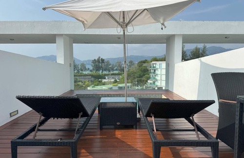 Patong Apartment | Unique sea view studio with private terrace & pool
