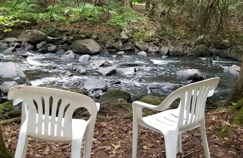 Crown Point House | Unplug at Davey Fallls! Water view, Private waterfall & large swimming area.
