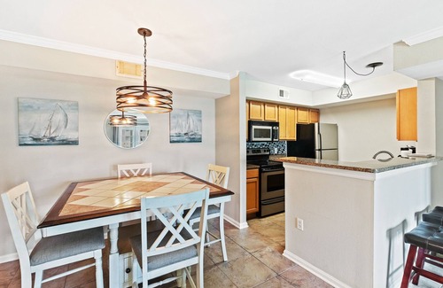 Gulf Shores Apartment | Updated 2BR Water View Condo | mins to Beach & Sportsplex