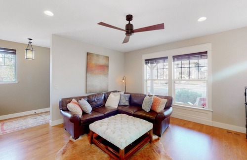 Harris Ranch House | Updated home on corner lot with fireplace, private patio, grill & quiet location